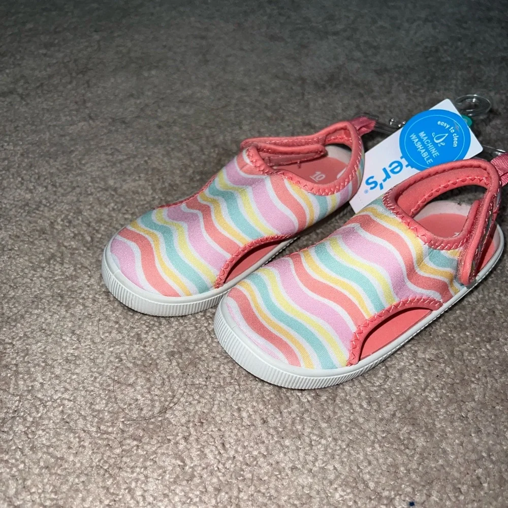 New Carters Girls Colorful Water Shoes